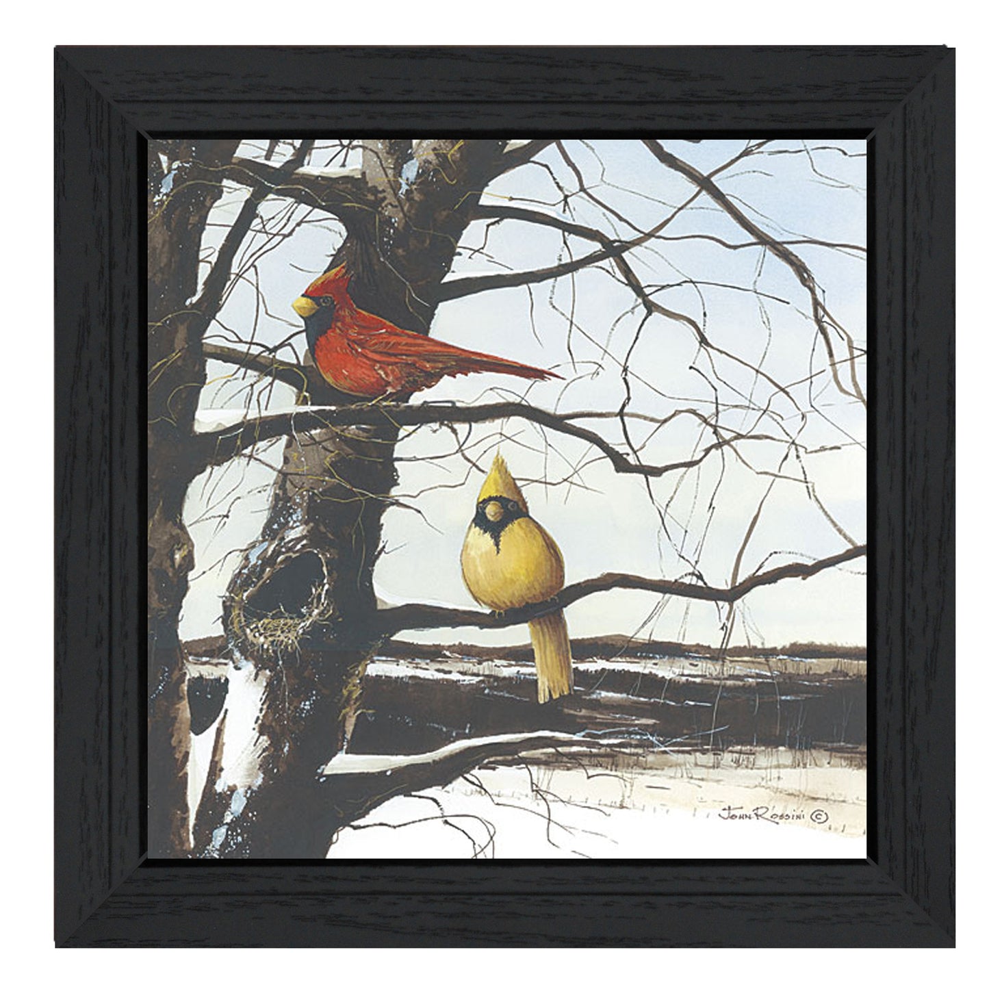 A View from Above Black Framed Print Wall Art-1