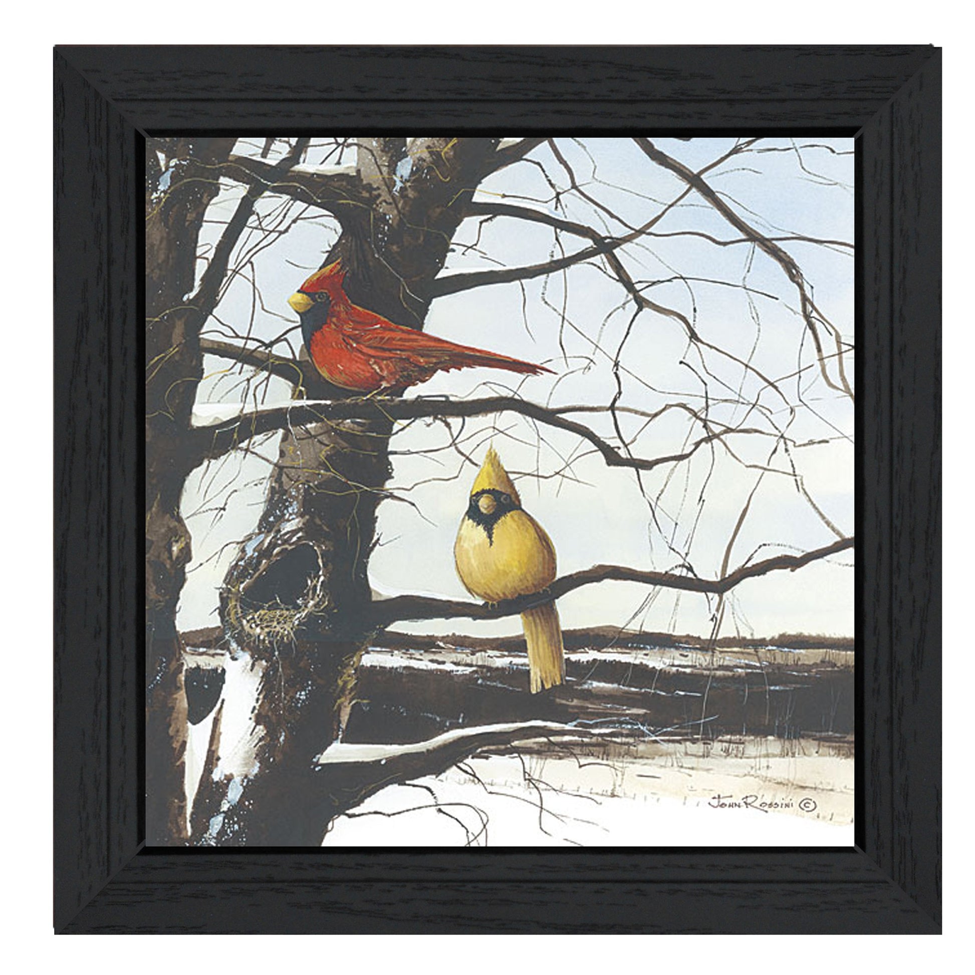 A View from Above Black Framed Print Wall Art-1