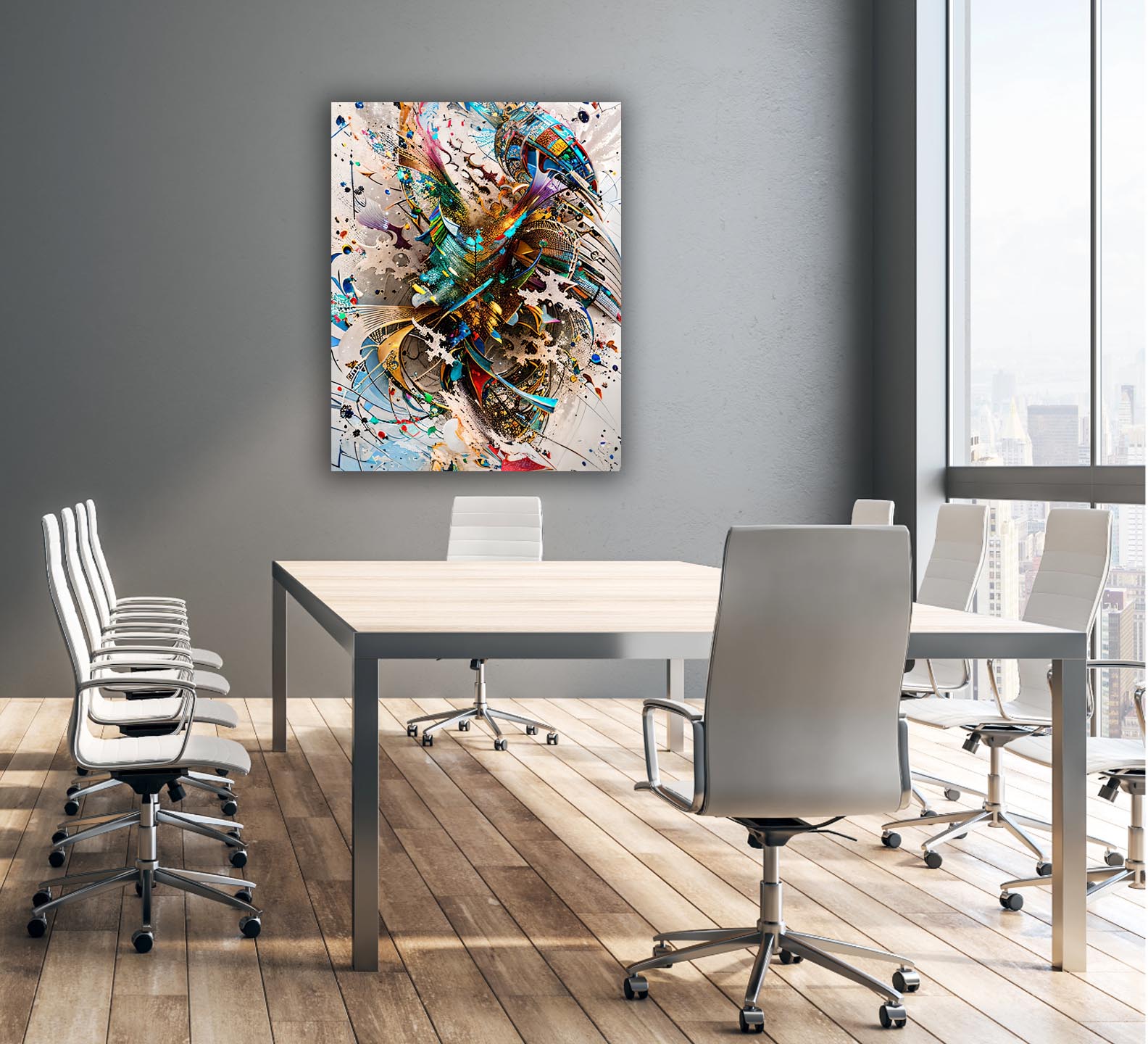 Wall Art-Abstract 1-Canvas Printed-Artwork-3