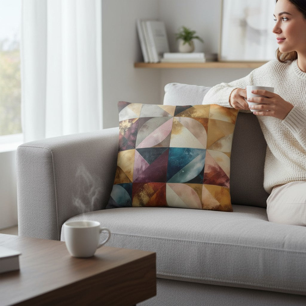 Premium Pillow - “Geometric Horizon”