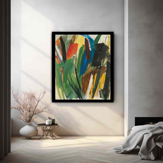Abstract Painting Canvas Art Print-1