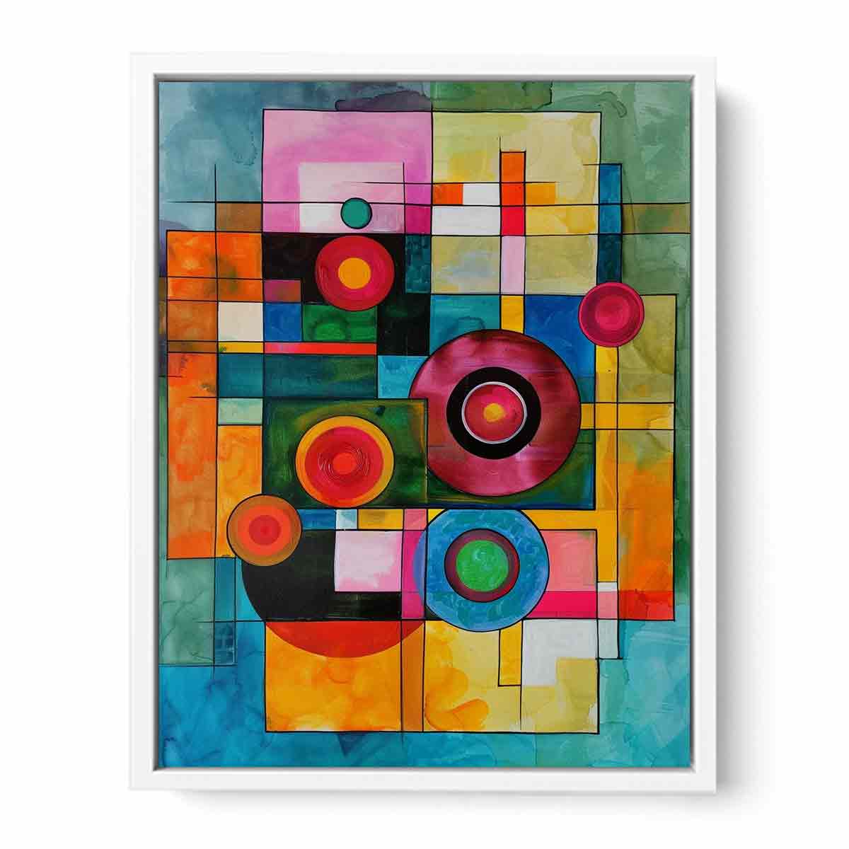 Geometric  Modern Art  Canvas Art Print-5