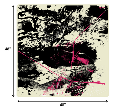 Beige and Black Canvas Print Wall Art-4