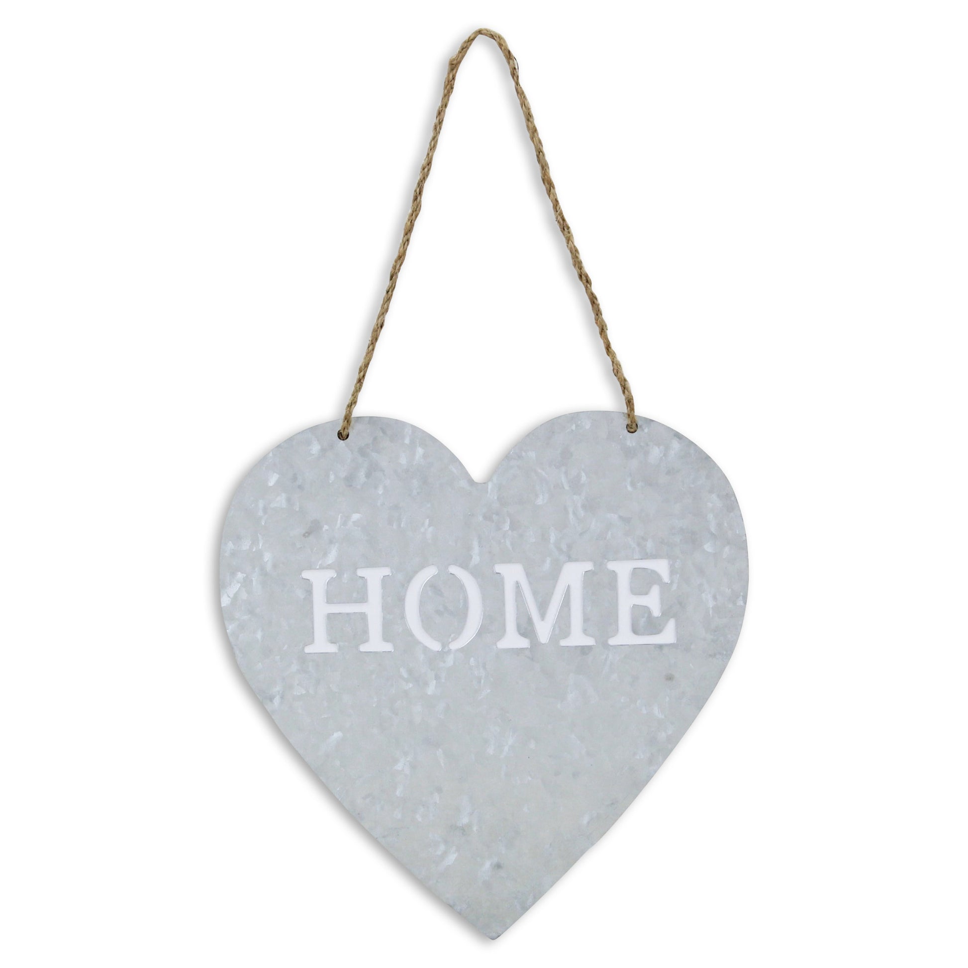 Home Gray Galvanized Cut Out Metal Wall Decor-0