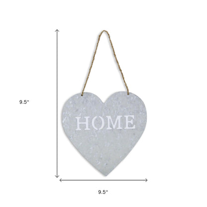 Home Gray Galvanized Cut Out Metal Wall Decor-6