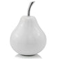 White Jumbo Pear Shaped Aluminum Accent Home Decor-0