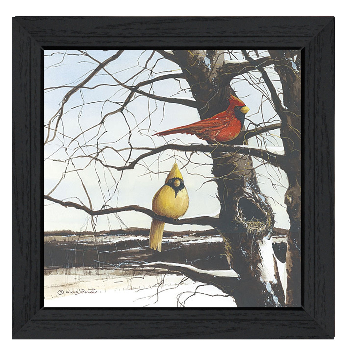 A View from Above Black Framed Print Wall Art-2