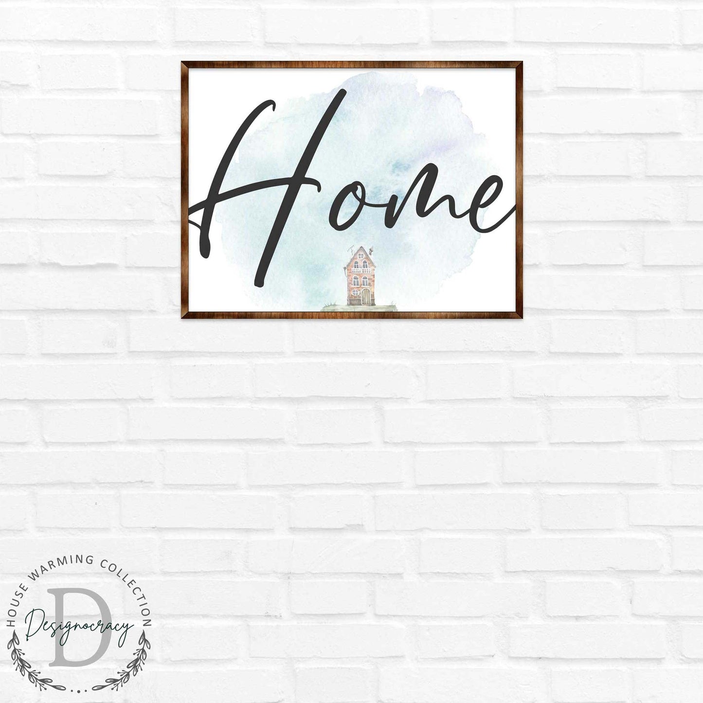 Home - Wooden Housewarming Gift - Contemporary Decor - Wall Decor - Farmhouse Sign - 310338-3