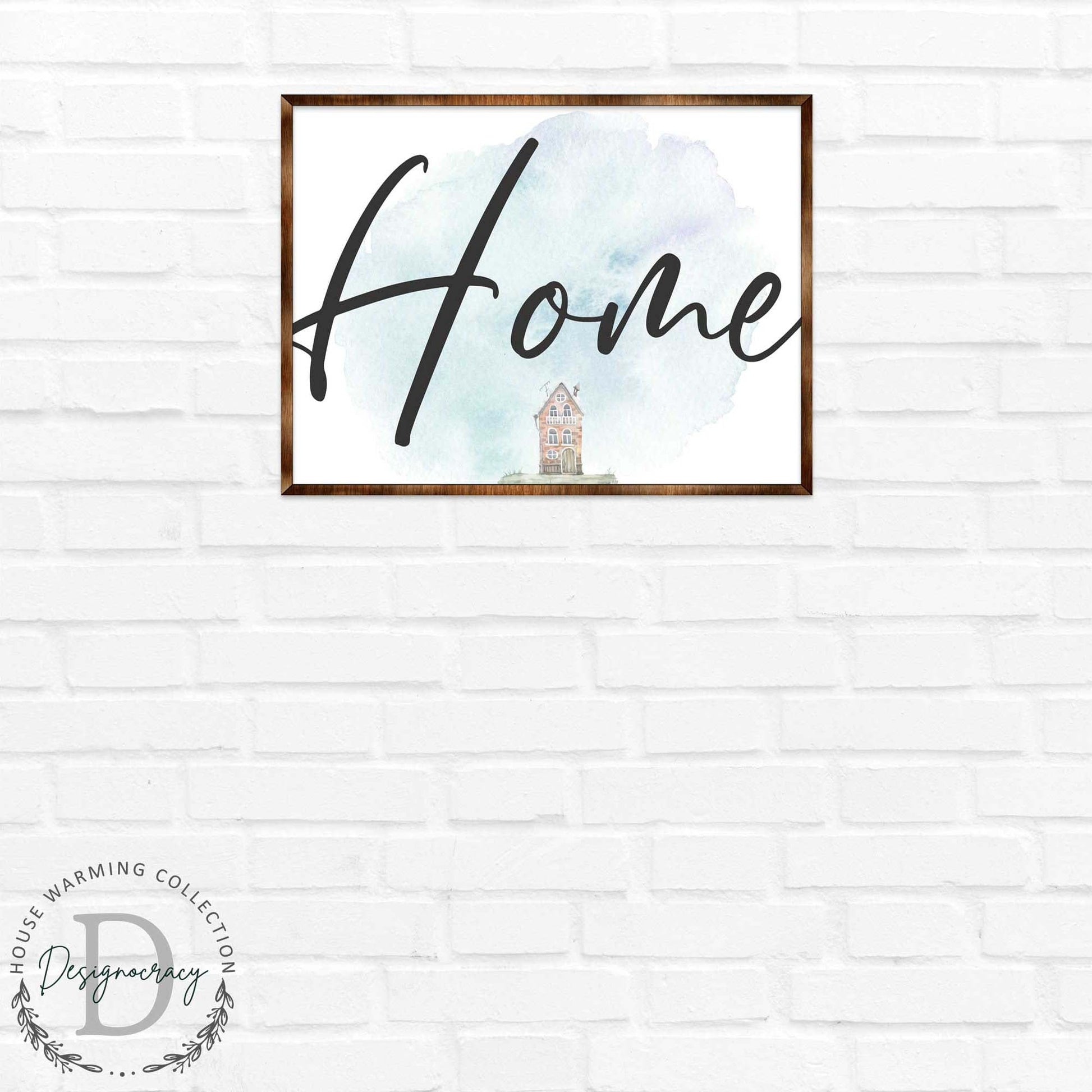 Home - Wooden Housewarming Gift - Contemporary Decor - Wall Decor - Farmhouse Sign - 310338-3