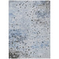 8' X 10' Sky Blue And Gray Abstract Washable Indoor Outdoor Area Rug-0