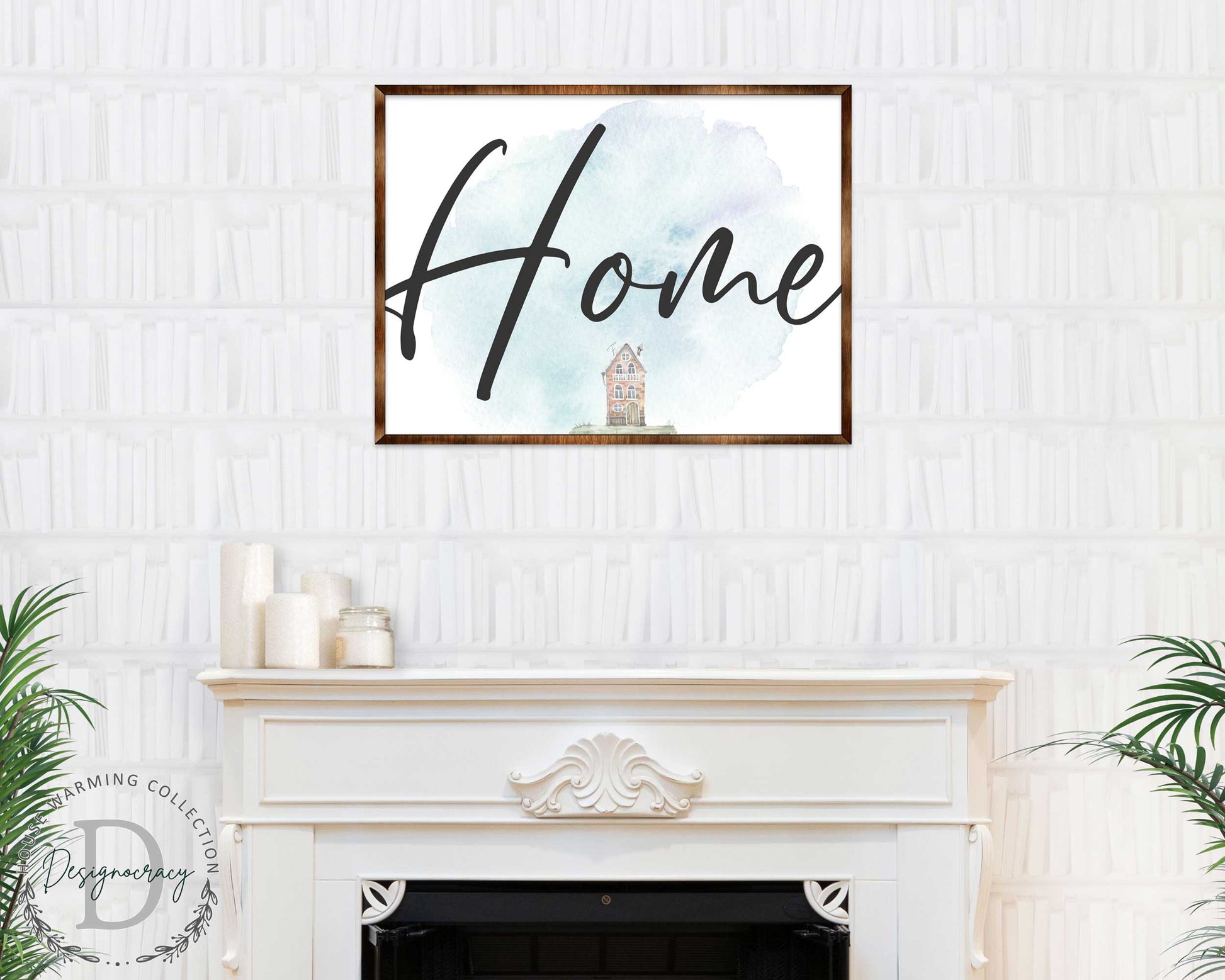 Home - Wooden Housewarming Gift - Contemporary Decor - Wall Decor - Farmhouse Sign - 310338-0