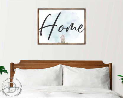 Home - Wooden Housewarming Gift - Contemporary Decor - Wall Decor - Farmhouse Sign - 310338-2