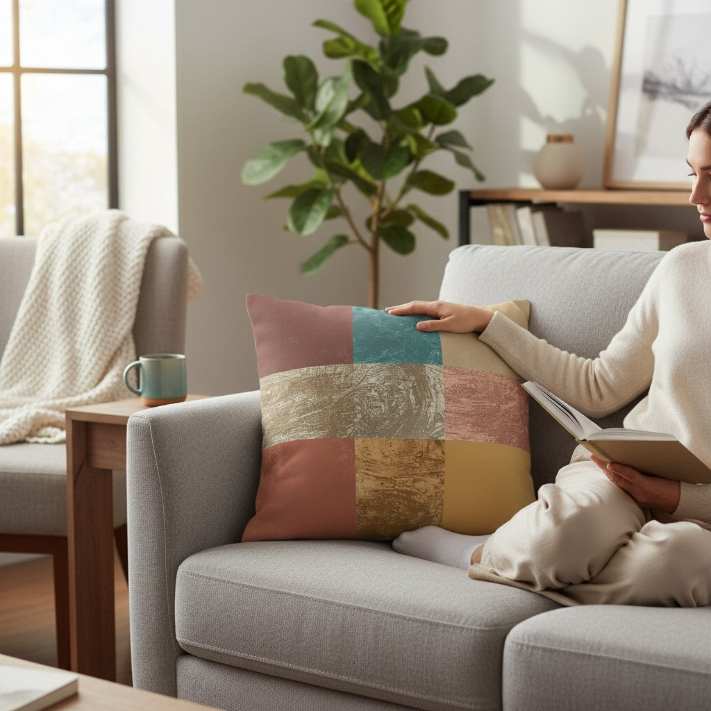 Graphikar Prints® — “Color Balance” Handmade Pillow