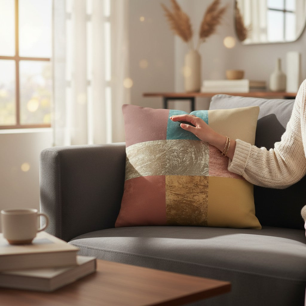 Graphikar Prints® — “Color Balance” Handmade Pillow