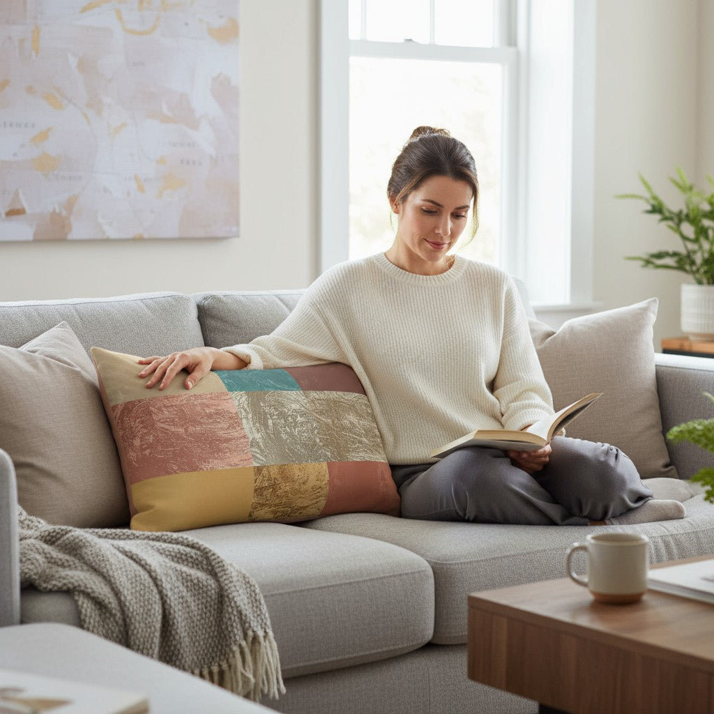 Graphikar Prints® — “Color Balance” Handmade Pillow