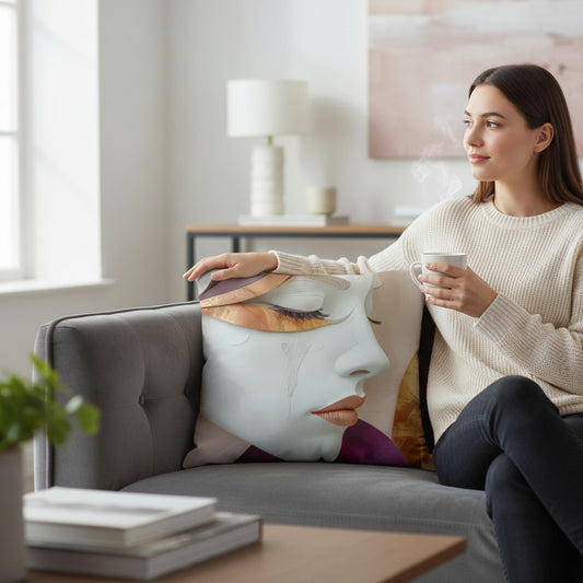 Graphikar Prints® — “Ethereal Muse Pillow"