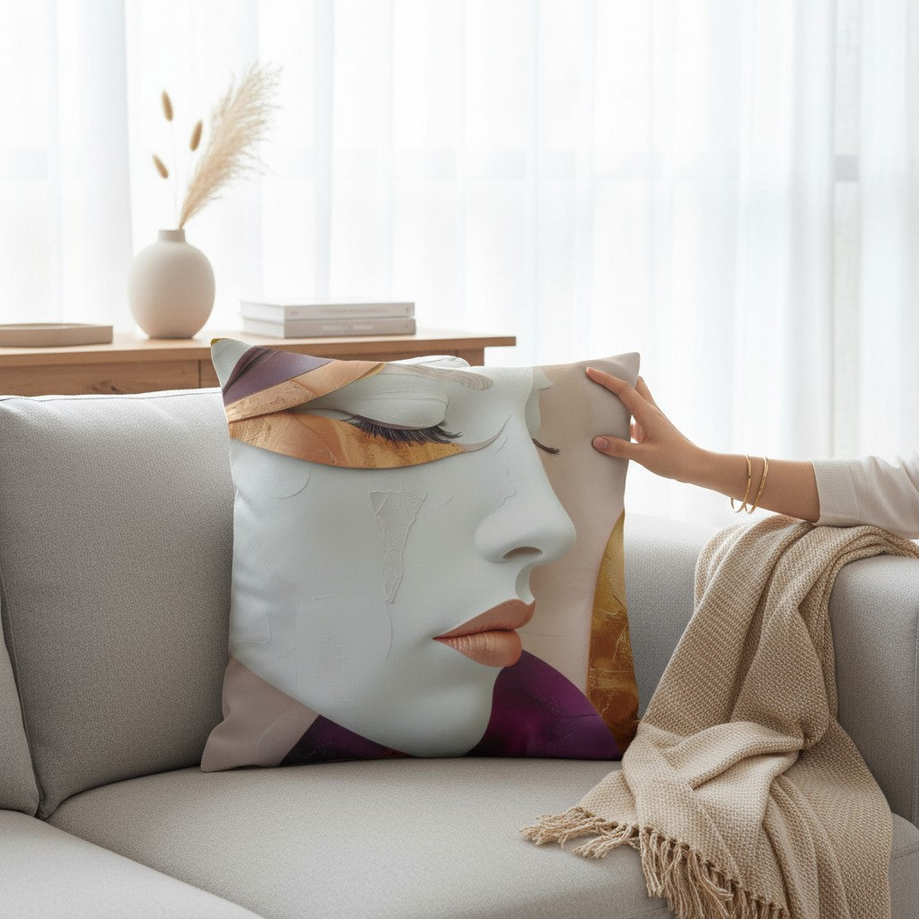 Graphikar Prints® — “Ethereal Muse Pillow"