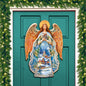Blessing Home Angel Holiday Door Decor by G. Debrekht - Christmas Decor - 8611021H-0