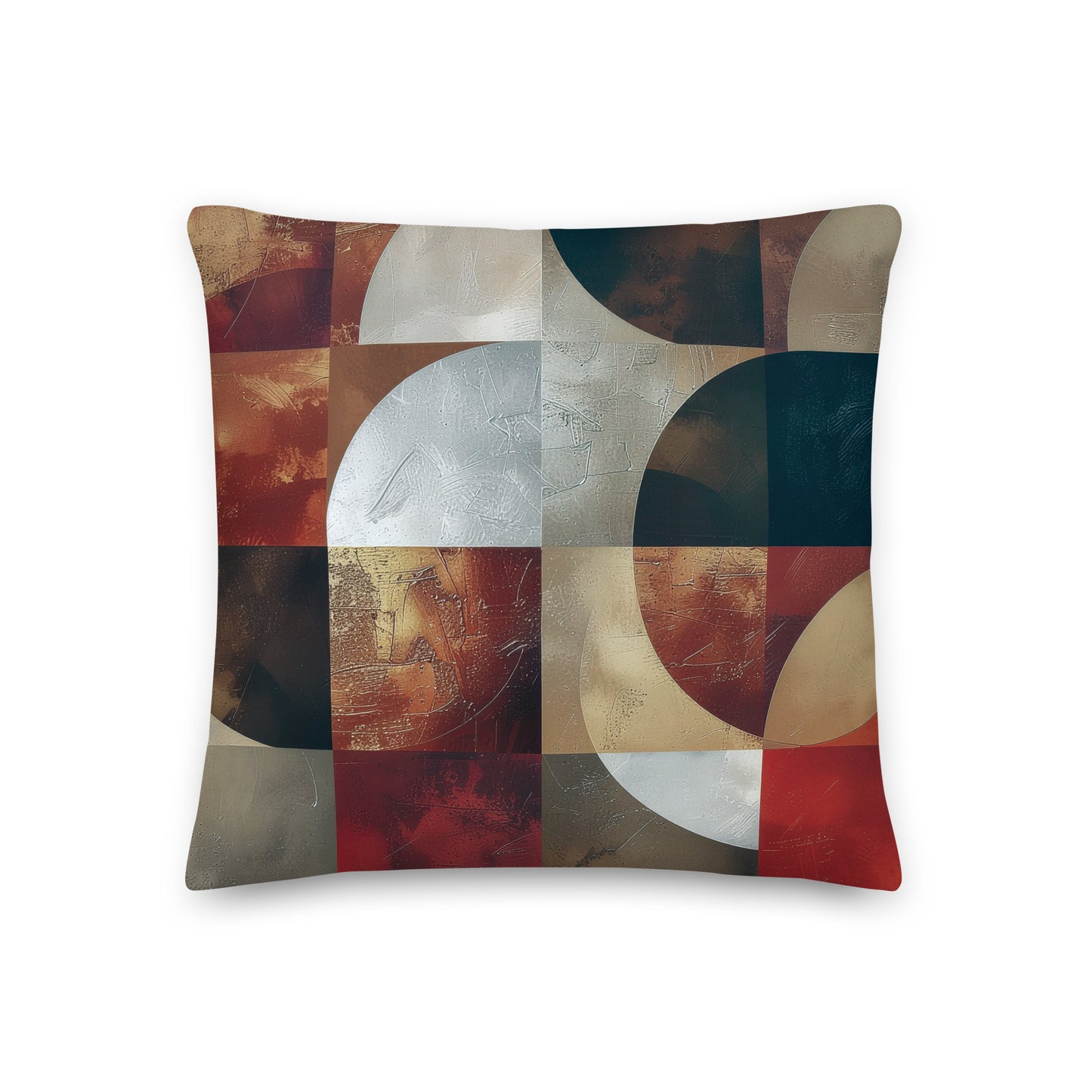 Geometric Decorative Pillows – Warm Earth Tones & Modern Design