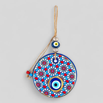 Evil Eye Wall Hanging Decor For Home/Windows | Mandala Evil Eye | Evil Eye Beads | Car Hanging Decor | Greek Evil Eye Authentic Wall Decor-0