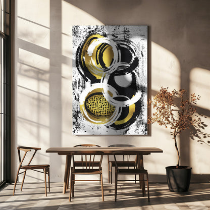 Wall art Abstract Painting No. 2 | gold-4