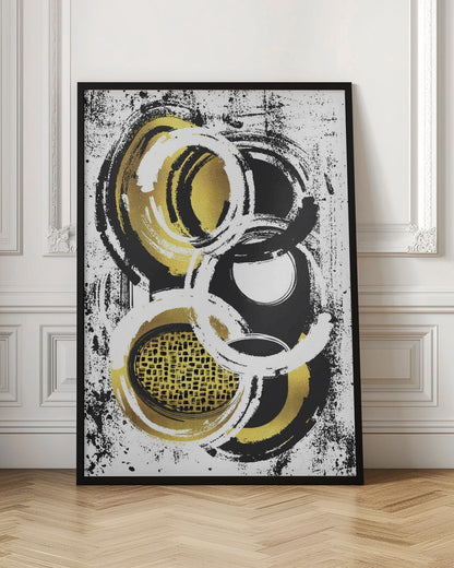 Wall art Abstract Painting No. 2 | gold-3