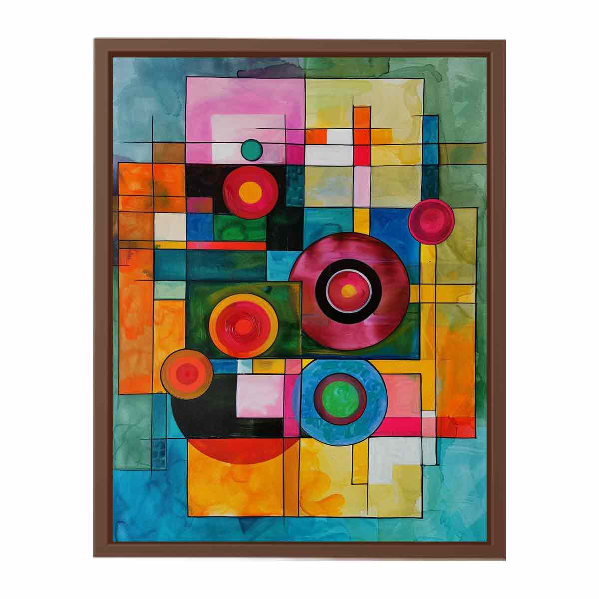 Geometric  Modern Art  Canvas Art Print-6